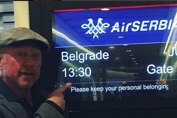 BEOGRADE, STIŽEM: Boris Beker krenuo Novaku u goste! (FOTO)