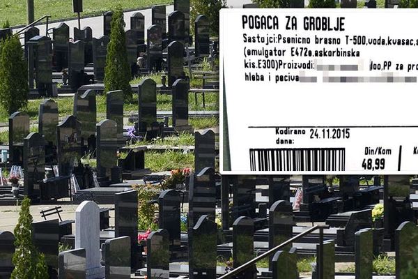 Večnaja pamjat: Prodaju nam pogaču za groblje za 49 dinara! (FOTO)