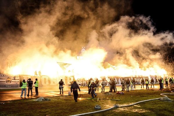 Partizan ispašta zbog bakljadi Grobara: Crno-beli bez publike u Kupu Srbije!