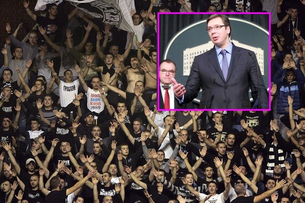 Grobari prozivali Vučića: Pogrdna pesma grmela u Hali sportova! (VIDEO)