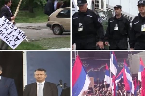 Ne može nam niko ništa! Dodik zapevao na mitingu u Banjaluci, pa poručio: *ebali vas stranci! (FOTO)