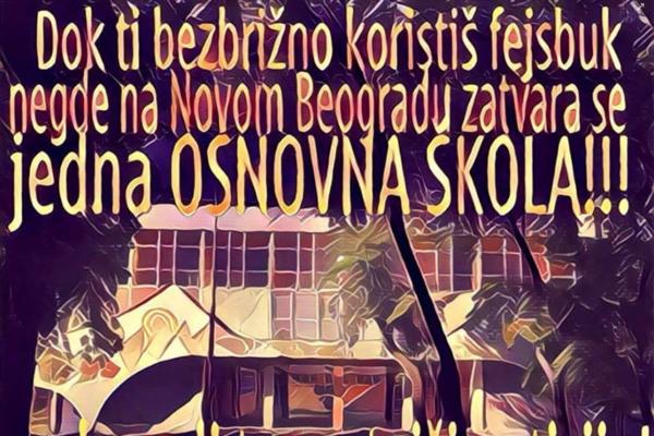 Spasimo Đuru! Društvene mreže gore zbog gašenja škole na NBG! (FOTO)