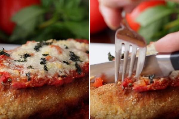 Olizaćete tanjir: Punjena piletina posuta parmezanom (RECEPT) (VIDEO)