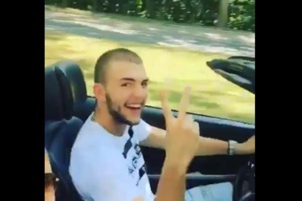 Veljko se opet bahati: Dobio auto od 100.000 evra pa divljao po gradu! (VIDEO)