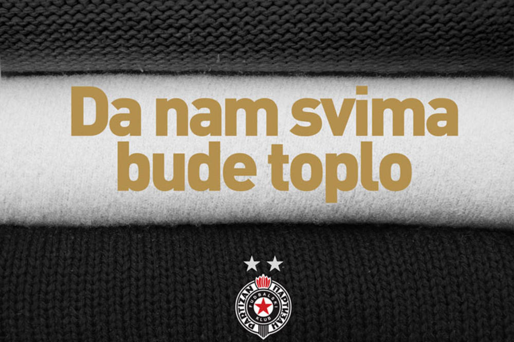 FK Partizan u akciji: Da nam svima bude toplo!