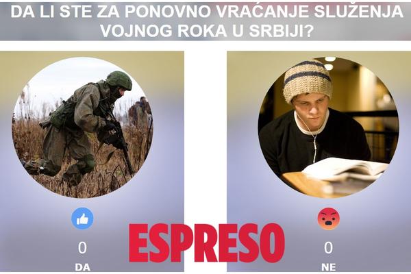 PITAMO VAS: Da li ste za vraćanje OBAVEZNOG VOJNOG ROKA? (VIDEO)