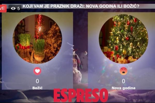 Koji vam je praznik draži: Nova godina ili Božić? (VIDEO)