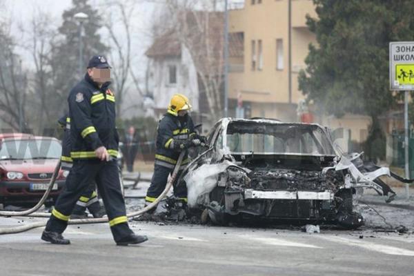 OVO JE TRENUTAK HORORA! Ovako je bomba RAZNELA auto na Voždovcu! (VIDEO)