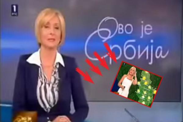 BRZO, SKLANJAJ TO! Skandal na RTS-u! Voditeljka NAJAVILA prognozu, a u kadru se POJAVILO ovo (VIDEO)