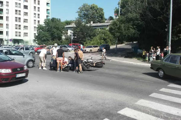 STRAVIČAN UDES KOD ADE! Povređen motociklista, napravljen neviđeni ZASTOJ!