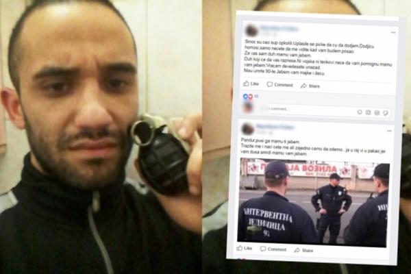 OLOŠI RASPALI, DANAS VAS DIŽEM U VAZDUH! Ludi bombaš iz Kraljeva UŽIVO NA FEJSBUKU prenosio sukob s policijom, posle koga je ubijen! (FOTO)