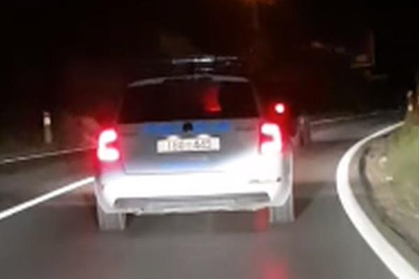 HRVATA ZAUSTAVILI SAOBRAĆAJCI, A ON UZVRATIO ISTOM MEROM: Snimio ih kako jure 120 km/h i to preko pune linije! (VIDEO)