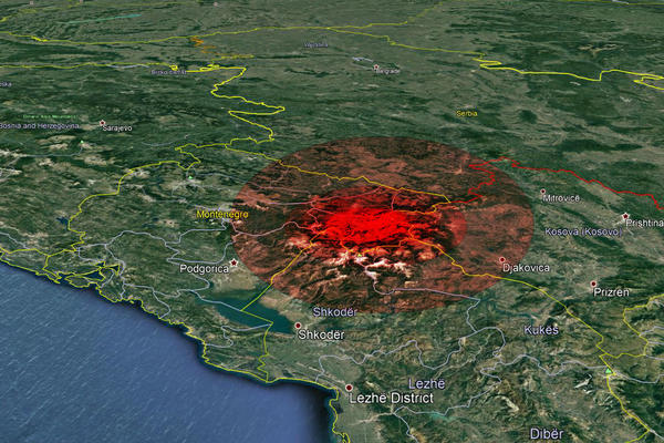 ZEMLJOTRES U CRNOJ GORI: Jačina 5,3 stepena, TRESLA SE I SRBIJA!