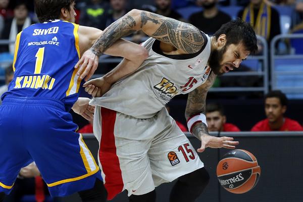 Himki uništio Olimpijakos, Pefi solidan! Žalgiris ne odustaje, pala je i Valensija! Barsa slomila Bamberg! (FOTO) (VIDEO)