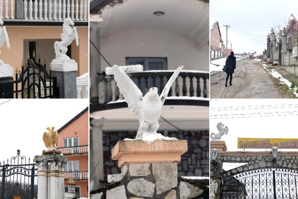 LAVOVI, ORLOVI, KONJI, I ZLATO BATO! Gomilica je najbogatije srpsko selo gastarbajtera KOJE JE POTPUNO PRAZNO (FOTO) (VIDEO)