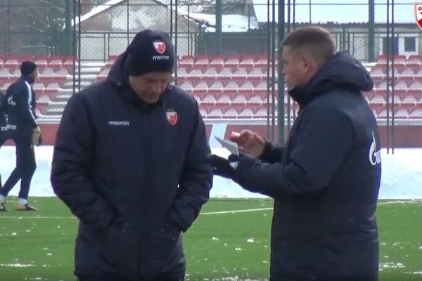 RED GRUDVANJA, RED FUDBALA: Zašto je baš ovaj trening jedan od najemotivnijih za Milojevića od kad je u Zvezdi? (VIDEO)