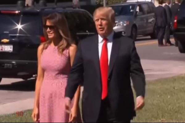 OVOG PUTA GA NIJE ISPALILA? Donald i Melanija iznenadili svojim ponašanjem za Uskrs (VIDEO)