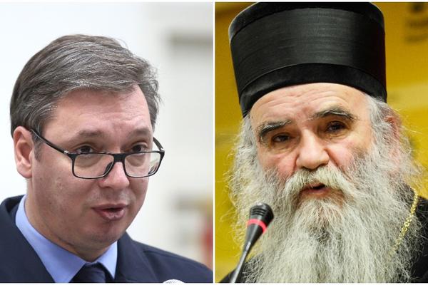 VUČIĆ AMFILOHIJU: Poštujem crkvu, ali na jezik uvreda NE ODGOVARAM!