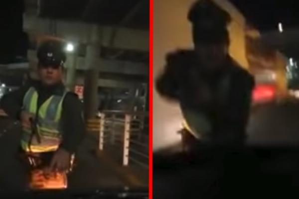 HTEO DA LEGITIMIŠE VOZAČA OVAJ ODBIO, POLICAJAC IZVADIO PIŠTOLJ I PUCAO: Frka nasred ulice, PROBLEM nastao niotkuda (VIDEO)