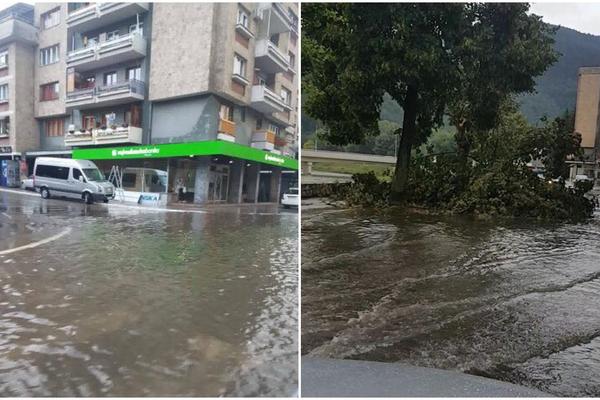 PRIJEPOLJE JE POD VODOM: Mislili smo da je SMAK SVETA, voda je sve odnela! MEŠTANI NEUTEŠNI, VATROGASCI NA TERENU (FOTO)