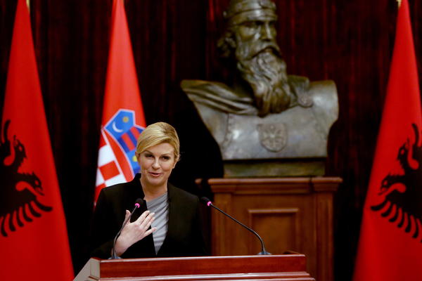 ALBANCI SU DOSLOVCE NAŠA BRAĆA PO ORUŽJU! Kolinda opet dala zapaljivu izjavu!