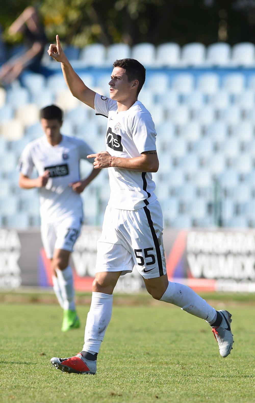 Danilo Pantić je bio strelac jedinog gola na meču Zemun - Partizan  