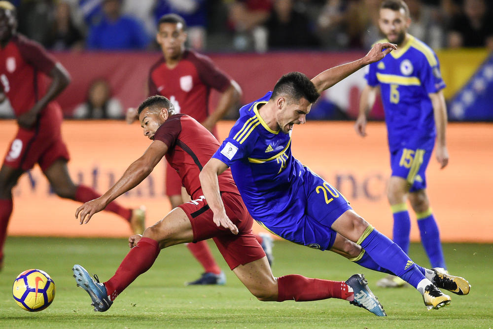 Goran Zakarić u dresu reprezentacije BiH  