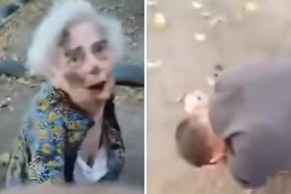 TUKAO BAKU (88) DO IZNEMOGLOSTI: Izvukao je iz stana pa ŠUTIRAO, a onda je naišao ON i naučio ga pameti! (VIDEO)