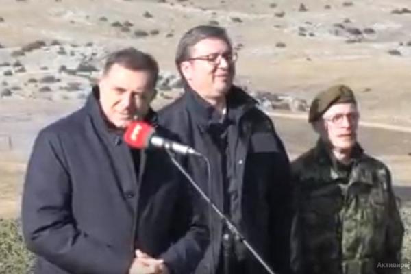 DODIK S VUČIĆEM NA PEŠTERU: Nama koji ne živimo u Srbiji, a Srbi smo, ovo izaziva ponos!