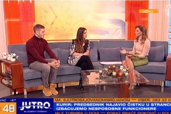 GLUMAC USPEO DA ZBUNI JOVANU JOKSIMOVIĆ: Kad je spomenuo Željka, voditeljka prekinula svaku priču!