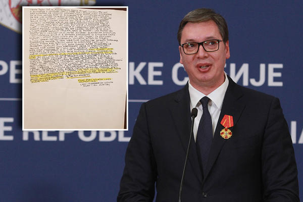 USTAŠE UPUTILE VUČIĆU BEZUMNE PRETNJE! Mali bedni crve, ne gubi vreme... JEZIVE REČI IZ PRETEĆEG PISMA