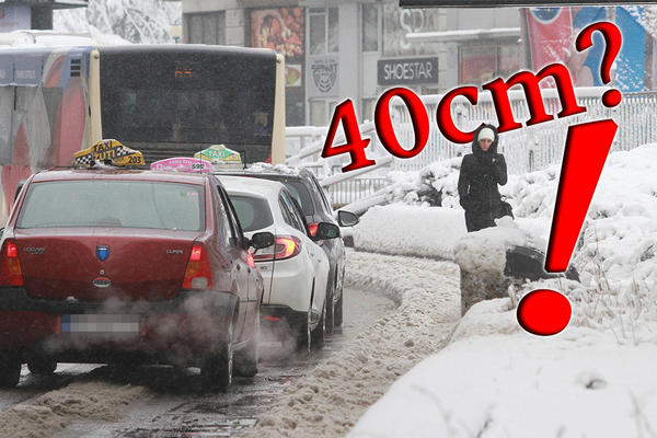 POTPUNO ĆE NAS ZAVEJATI! Na snazi crveni meteo alarm, PREKO 40CM SNEGA pašće tokom popodneva i večeri