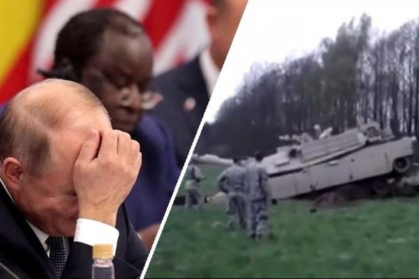 PUTIN JE DOBIO PANIČNI NAPAD SMEHA: Zacenio se živ kada je video NATO TENK KOJI JE ZAVRŠIO U RUSIJI!