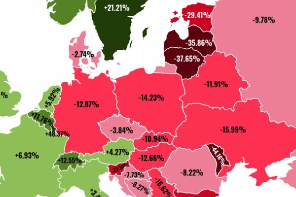 ZA 30 GODINA OSTAĆE SAMO 5 MILIONA SRBA: Nova mapa otkriva kako će BELA KUGA masakrirati našu zemlju (FOTO)