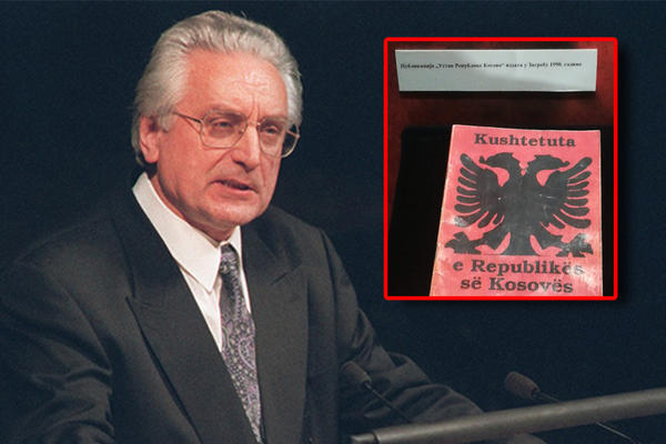 TUĐMAN I HRVATI SU ŠTAMPALI USTAV NEZAVISNOG KOSOVA! Ne, nije LAŽ, a ovo je DOKAZ (FOTO)