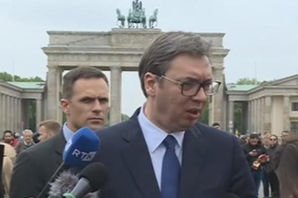 VUČIĆ POSLE SASTANKA SA MOGERINIJEVOM: Ne želim politički cirkus, želimo da očuvamo stabilnost i mir!