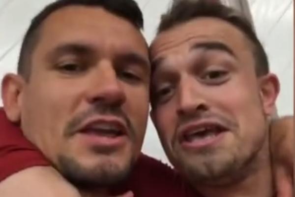 LOVREN I ŠAĆIRI SE OSRAMOTILI POSLE POBEDE NAD BARSOM: Skandalozno ponašanje Hrvata i Albanca u svlačionici Redsa!