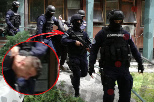 OVAKO POLICIJA SPROVODI TROSTRUKOG UBICU! Sa fantomkama i dugim cevima vode GORANA JANKOVIĆA (FOTO)