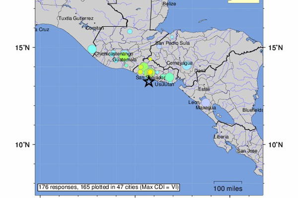 ZEMLJOTRES VELIKE JAČINE POGODIO EL SALVADOR! Širom zemlje nestala struja, vlada strah od CUNAMIJA