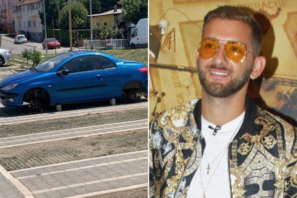 SAVO PEROVIĆ ZBOG LUNE NA UDARU VANDALA?! Skinuli mu SVE TOČKOVE sa automobila: TO JE CILJANO URAĐENO! (FOTO)