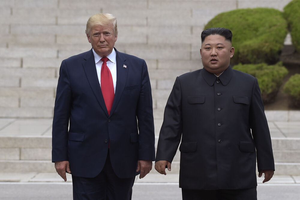 Donald Tramp i Kim Džong Un 