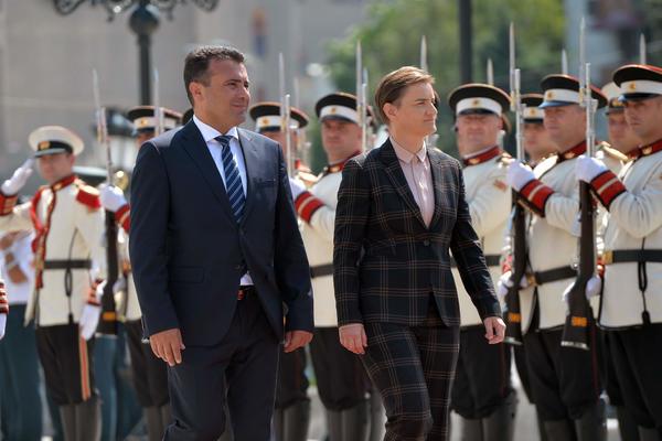 SVEČANI DOČEK: Ana Brnabić počela zvaničnu posetu SEVERNOJ MAKEDONIJI