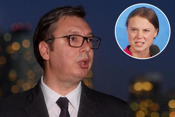 VUČIĆ U NJUJORKU NIJE HTEO DA GOVORI O GOVORU MALE GRETE! Otkrio je da li mu je ona SIMPATIČNA