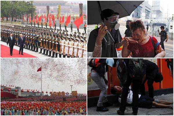 DOK ĐIPING U PEKINGU SLAVI, HONGKONG GORI: Policajac upucao jednog demonstranta u grudi (VIDEO)