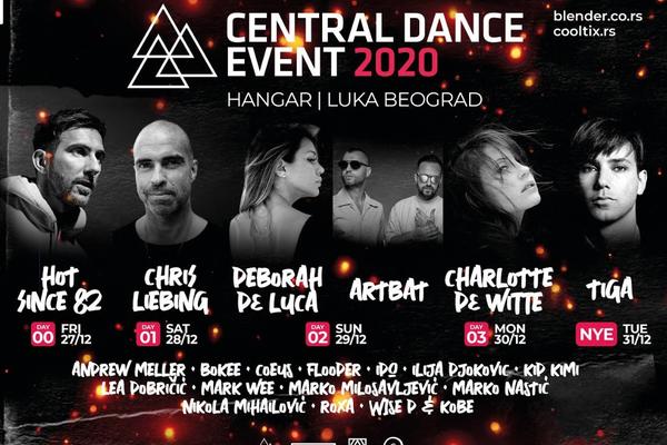 CENTRAL DANCE EVENT 2020: NOVOGODIŠNJA NOĆ UZ TIGU