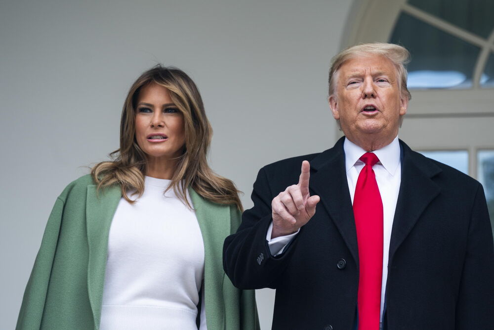 Melanija i Donald Tramp 