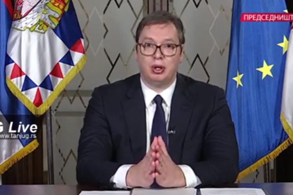 KAKVA PORUKA VUČIĆA: Ovo je objavio jutros tačno u 9.05!