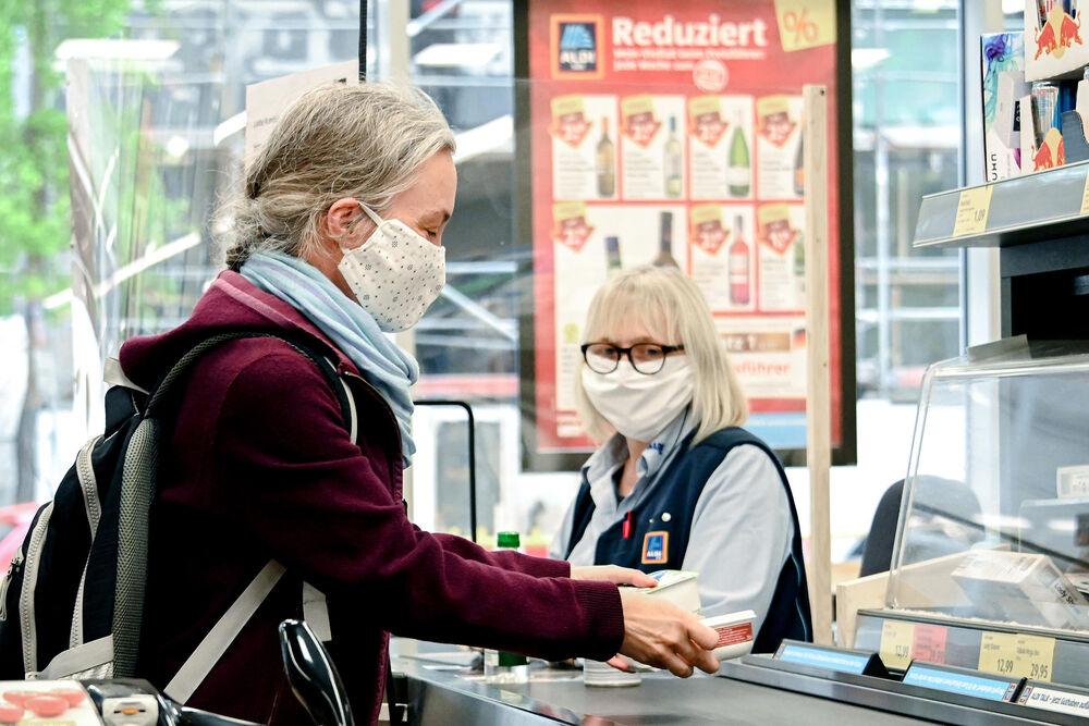 Nemačka, Koronavirus, Supermarket, Kupovina, Prodavnica