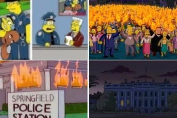 IZGLEDA DA JE CELA ISTORIJA ČOVEČANSTVA ZAPISANA U SIMPSONOVIMA: Predvideli su NEREDE u Americi? (FOTO)