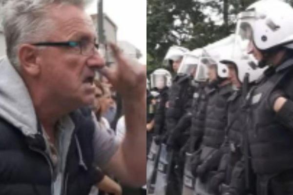 ZBOG MILA SAM OSTAO BEZ OKA, POSLAO ME U RAT! Crnogorski veteran tražio od policajaca da spuste puške! (VIDEO)